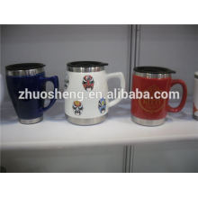 mais populares produtos coração forma caneca de cerâmica, caneca de cerâmica giz